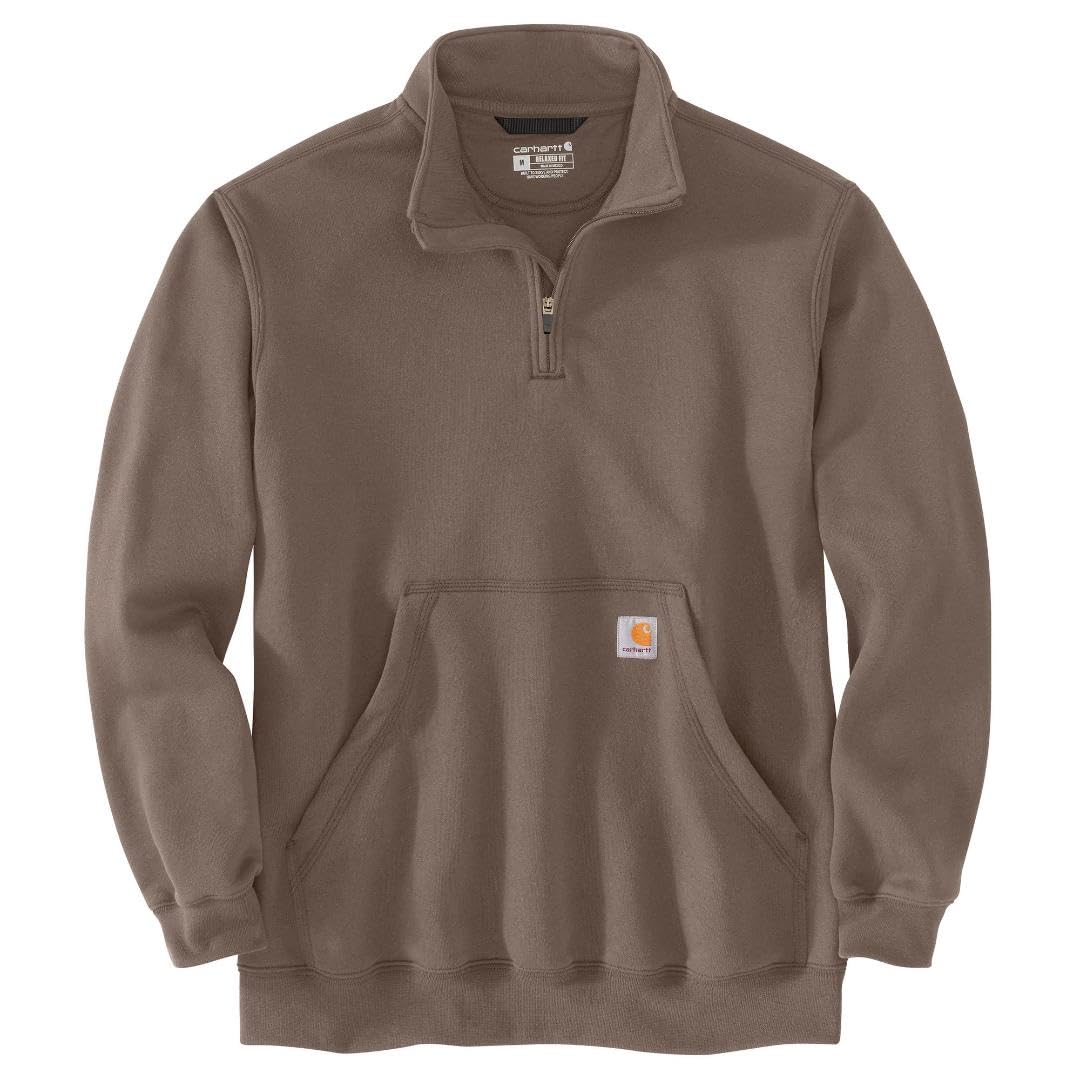 Carhartt Men's Marquette 1/4-Zip Mock-Neck Sweatshirt