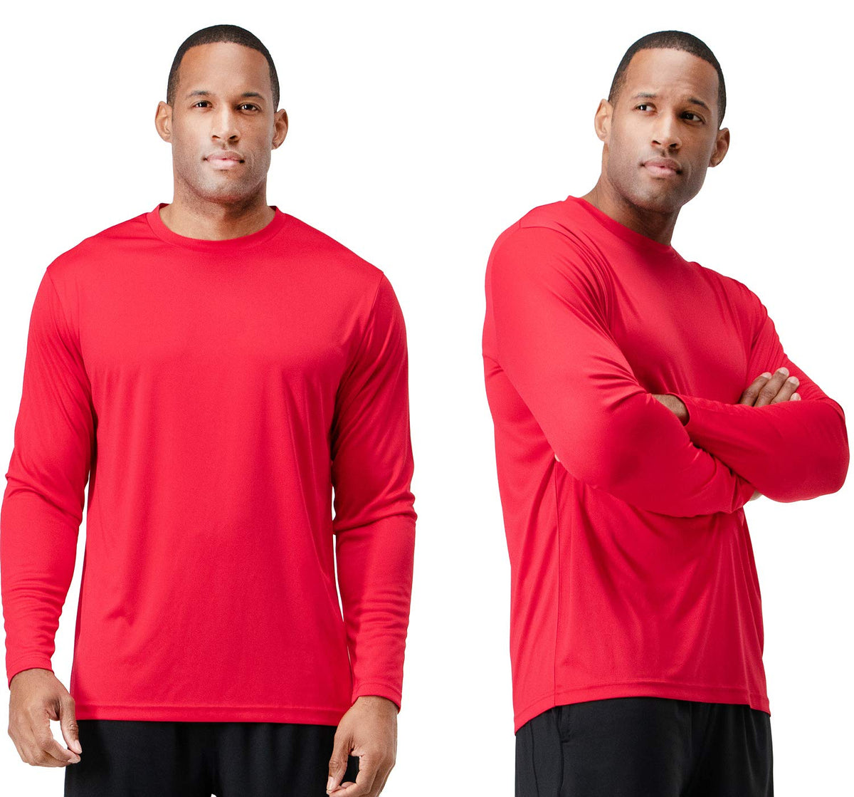 DEVOPS Men's 2-Pack Athletic UPF 50+ Long Sleeves Shirts OR 10" Mesh Shorts
