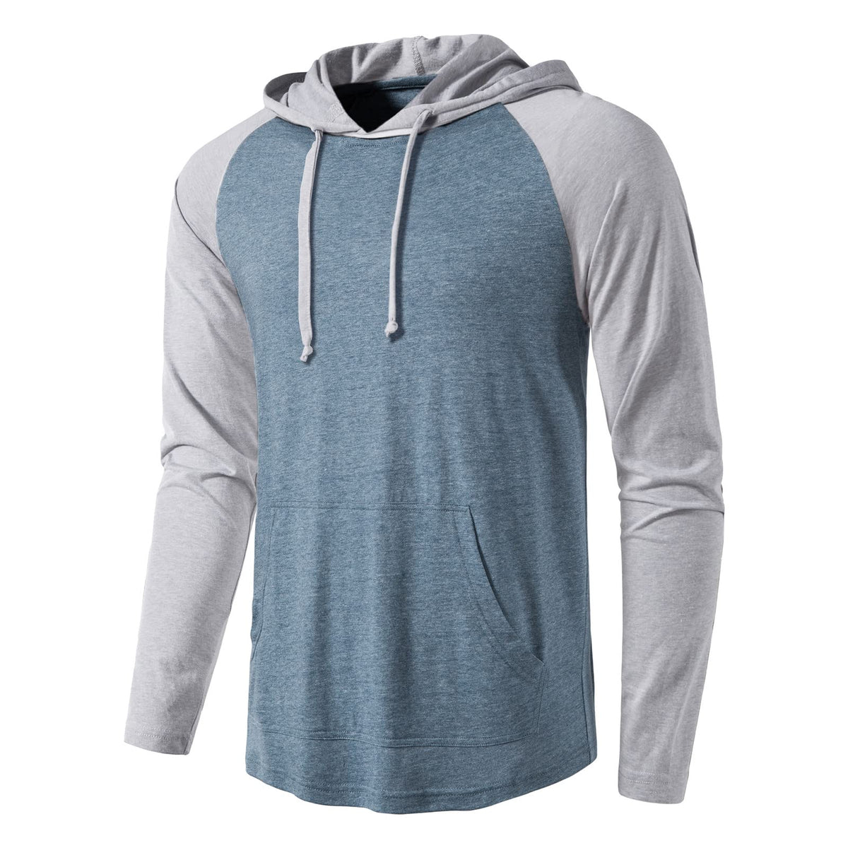 SIR7 Men's Gym Workout Active Long Sleeve Pullover Lightweight Hoodie Casual Hooded Sweatshirts