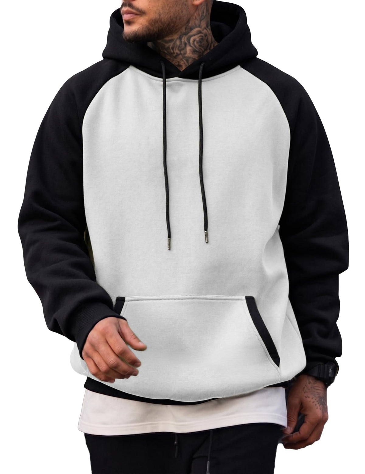 JMIERR Men's Hoodies Sweatshirts Casual Fleece Pullover Hoodie Pocket