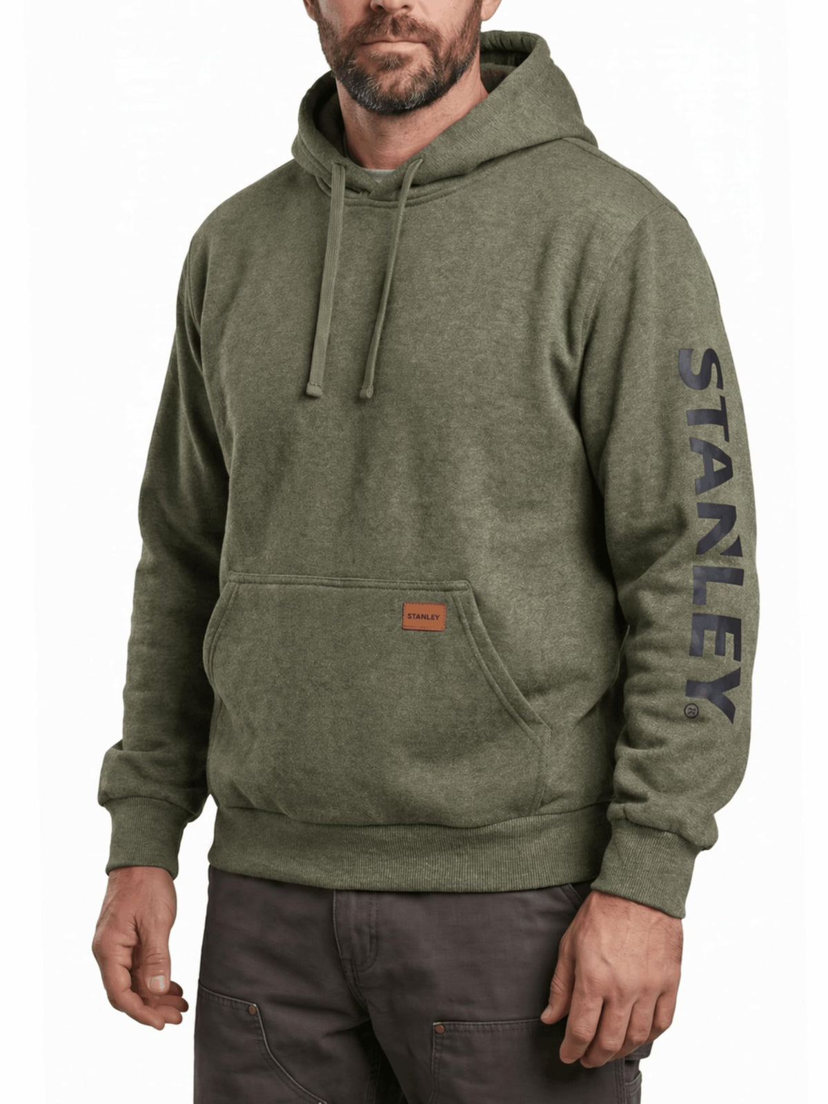 STANLEY Heavyweight Hoodie Men - Work Hoodie Heavy Duty Pullover Sweatshirt
