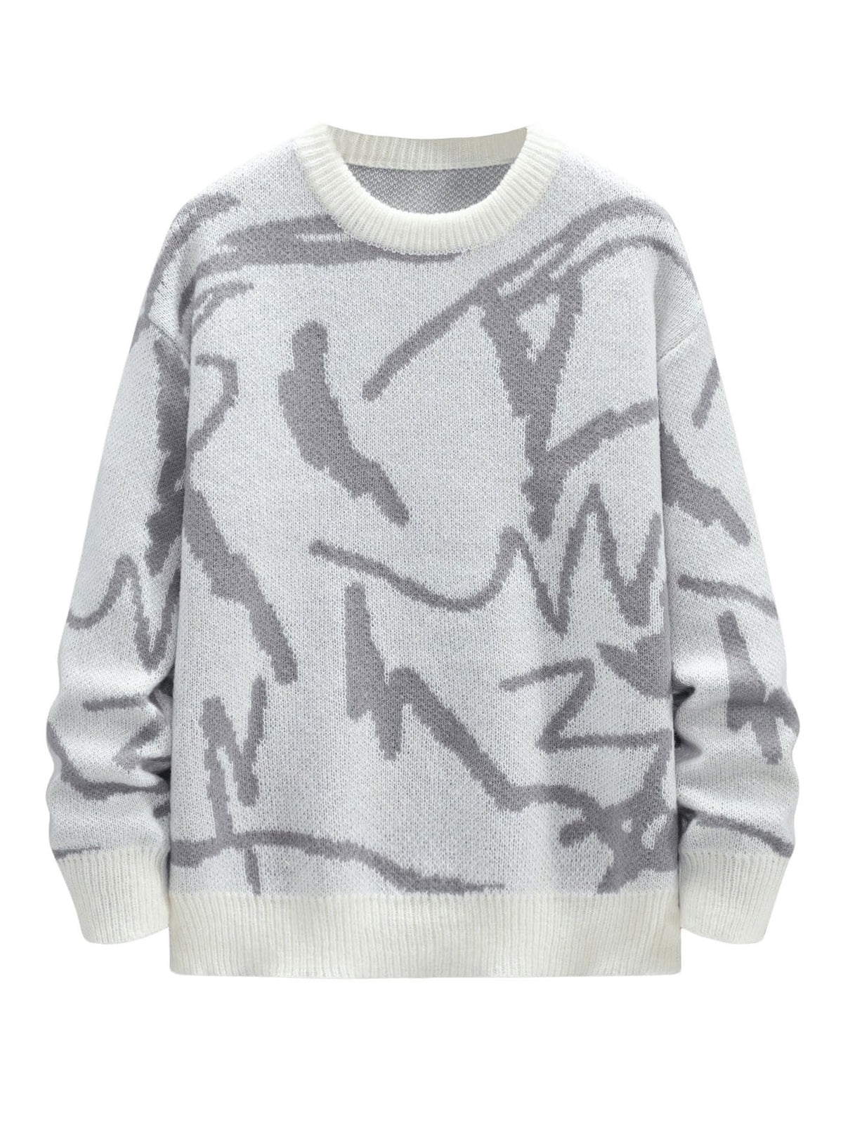 BEAUDRM Men's 2026 Halloween Sweaters Grunge Goth Oversized Fall Sweaters