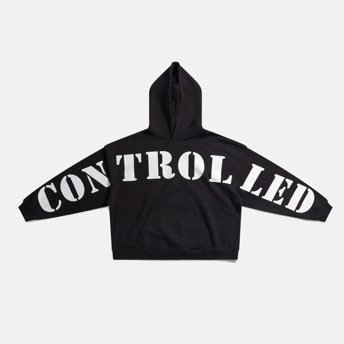 460 GSM Heavyweight Oversized Hoodie | Controlled Insanity | Gym Streetwear