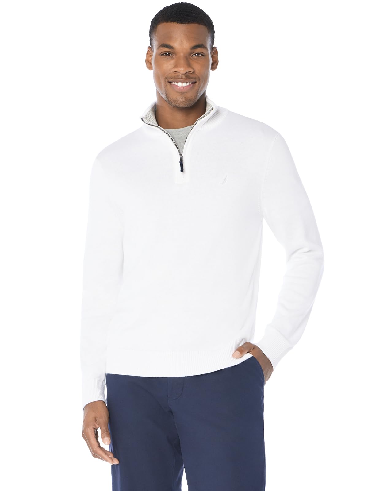 Nautica Men's Quarter-Zip Sweater