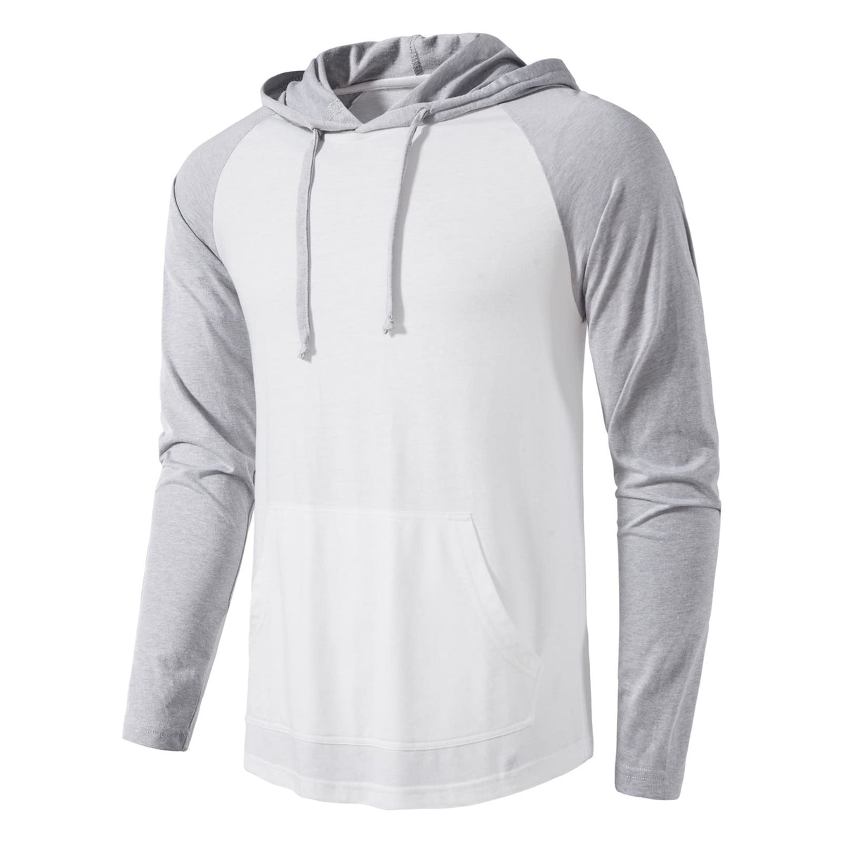 SIR7 Men's Gym Workout Active Long Sleeve Pullover Lightweight Hoodie Casual Hooded Sweatshirts