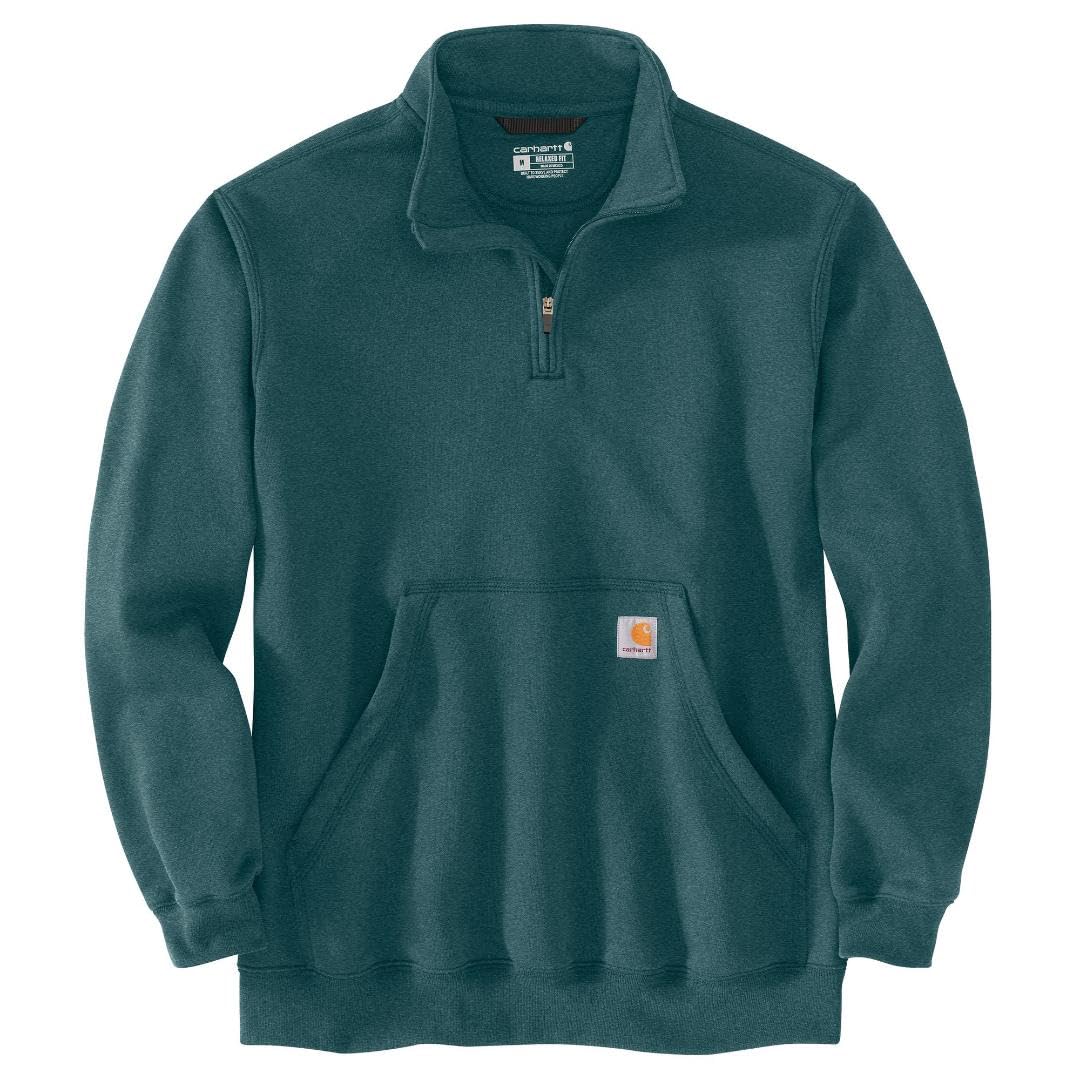 Carhartt Men's Marquette 1/4-Zip Mock-Neck Sweatshirt