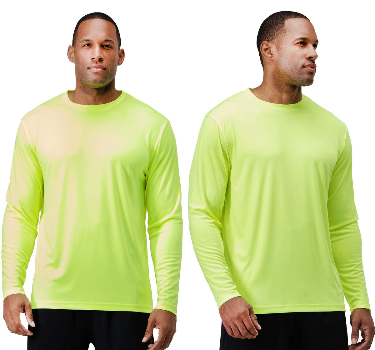 DEVOPS Men's 2-Pack Athletic UPF 50+ Long Sleeves Shirts OR 10" Mesh Shorts