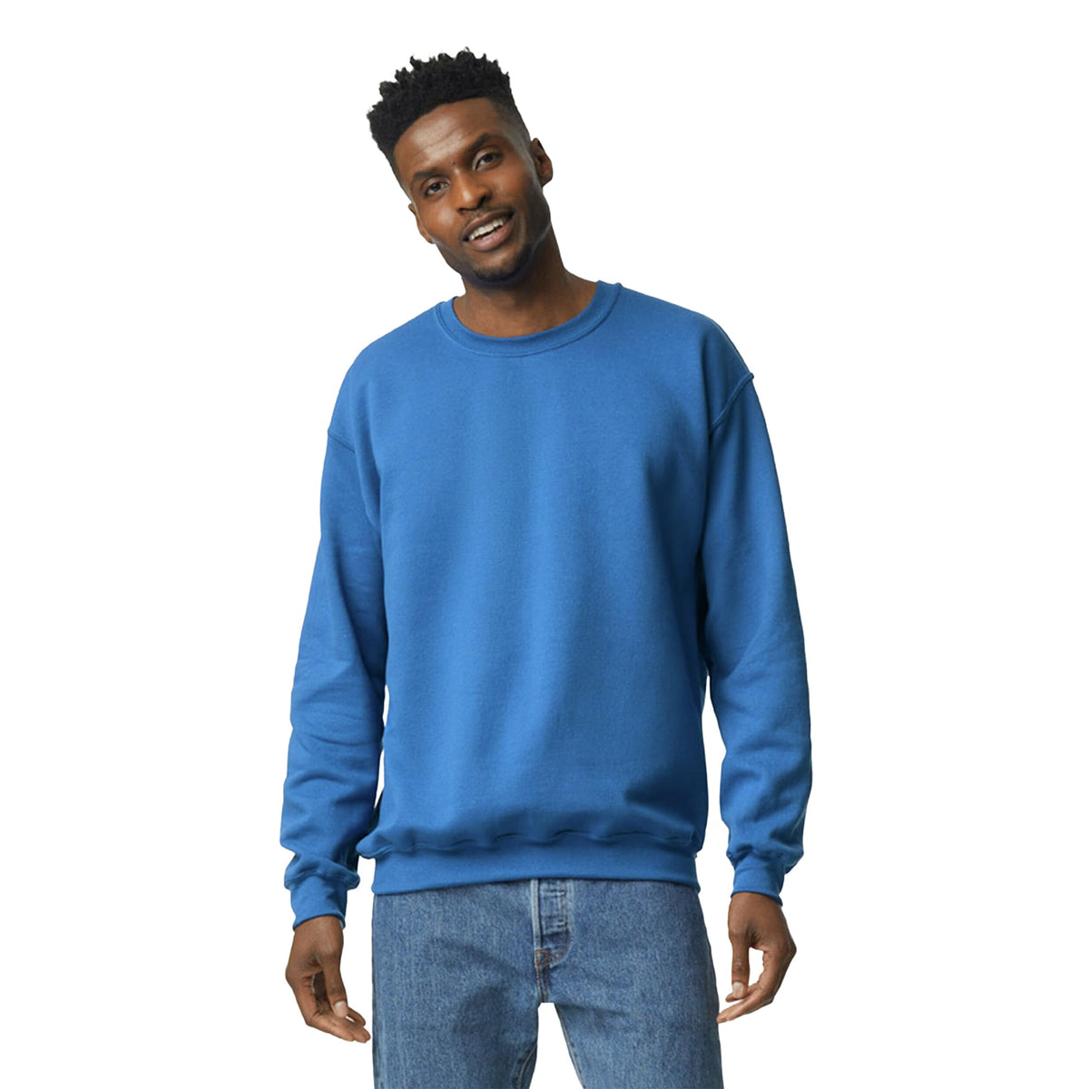 Gildan Unisex Adult Fleece Crewneck Sweatshirt, Style G18000, Multipack