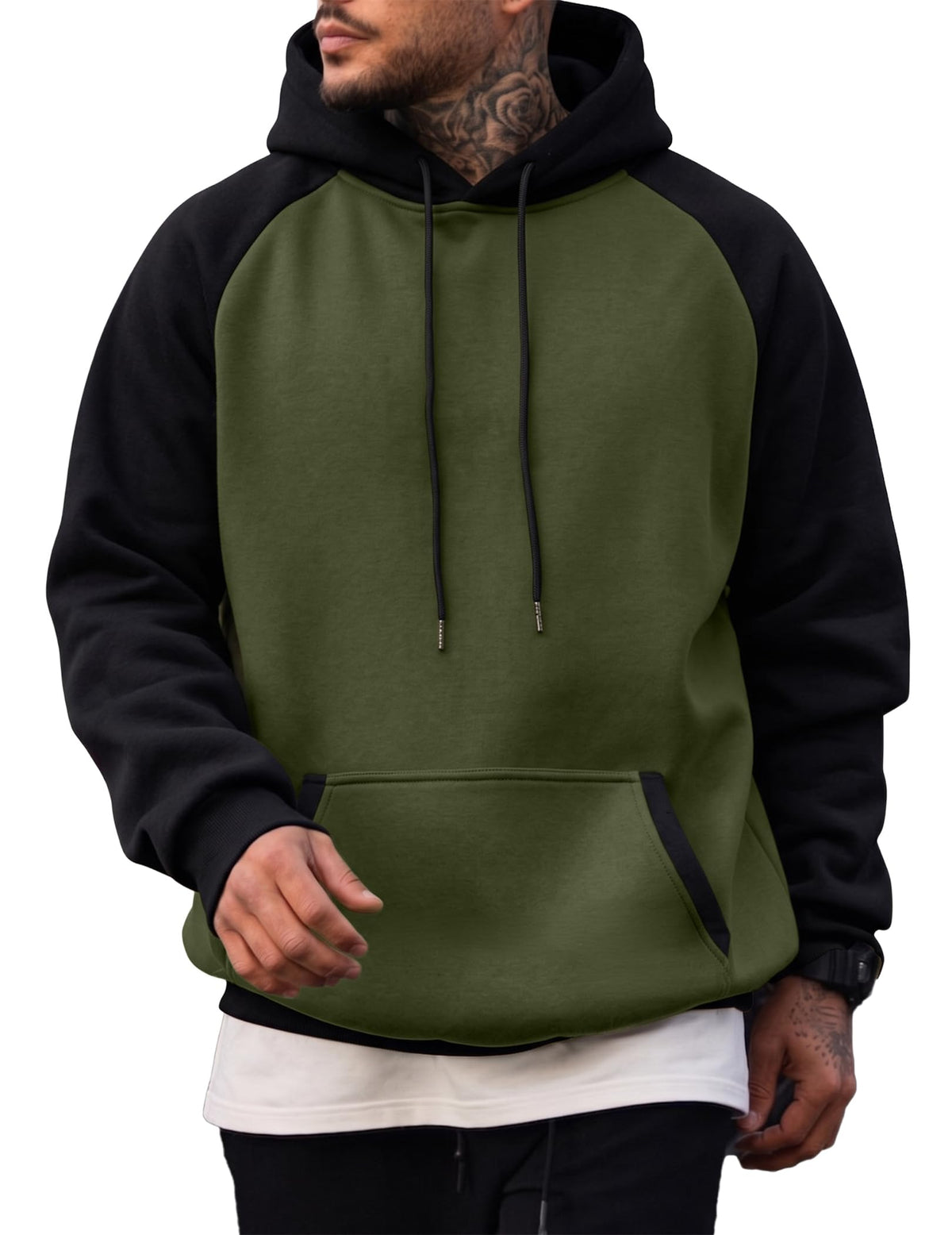 JMIERR Men's Hoodies Sweatshirts Casual Fleece Pullover Hoodie Pocket
