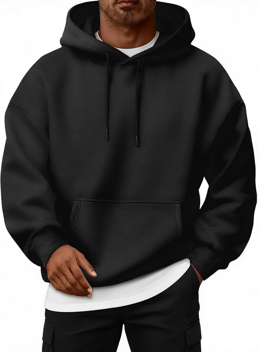 EFAN Mens Oversized Hoodies Fleece Lined Sweatshirts