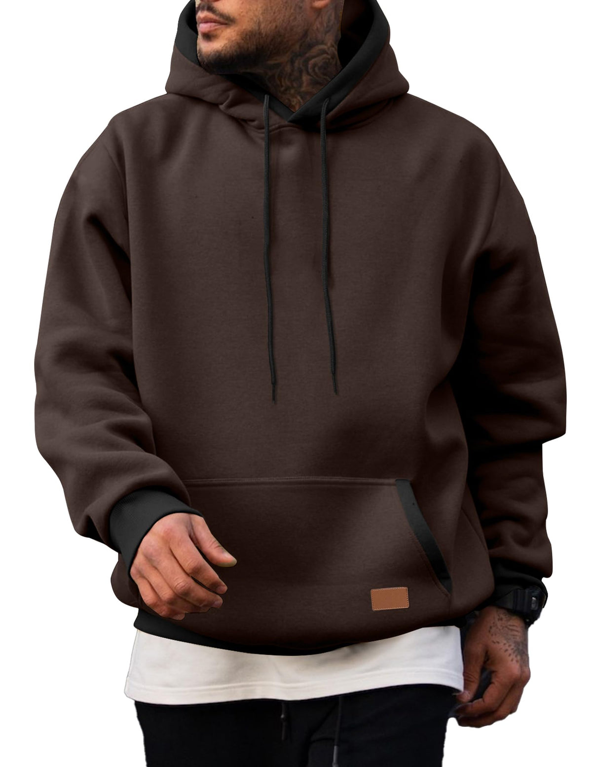JMIERR Men's Hoodies Sweatshirts Casual Fleece Pullover Hoodie Pocket