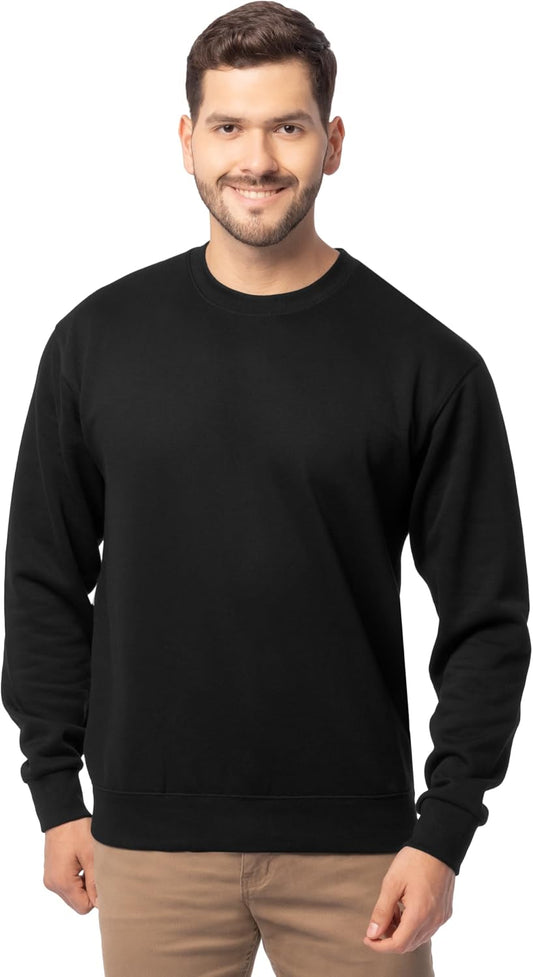 Fruit of the Loom Men's Eversoft Fleece Crewneck Sweatshirts, Moisture Wicking & Breathable, Sizes S-4x