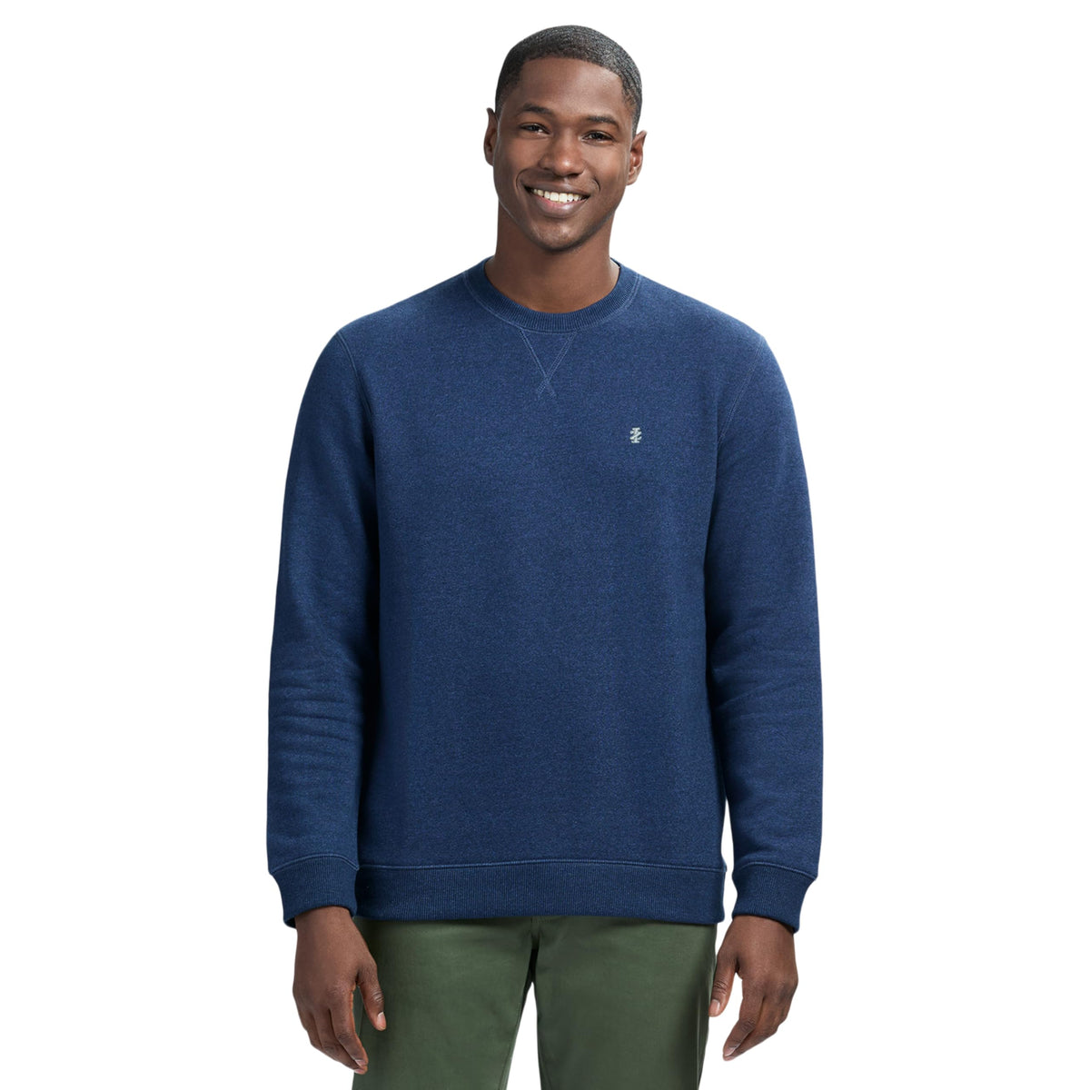 IZOD Men's Advantage Performance Crewneck Fleece Pullover Sweatshirt