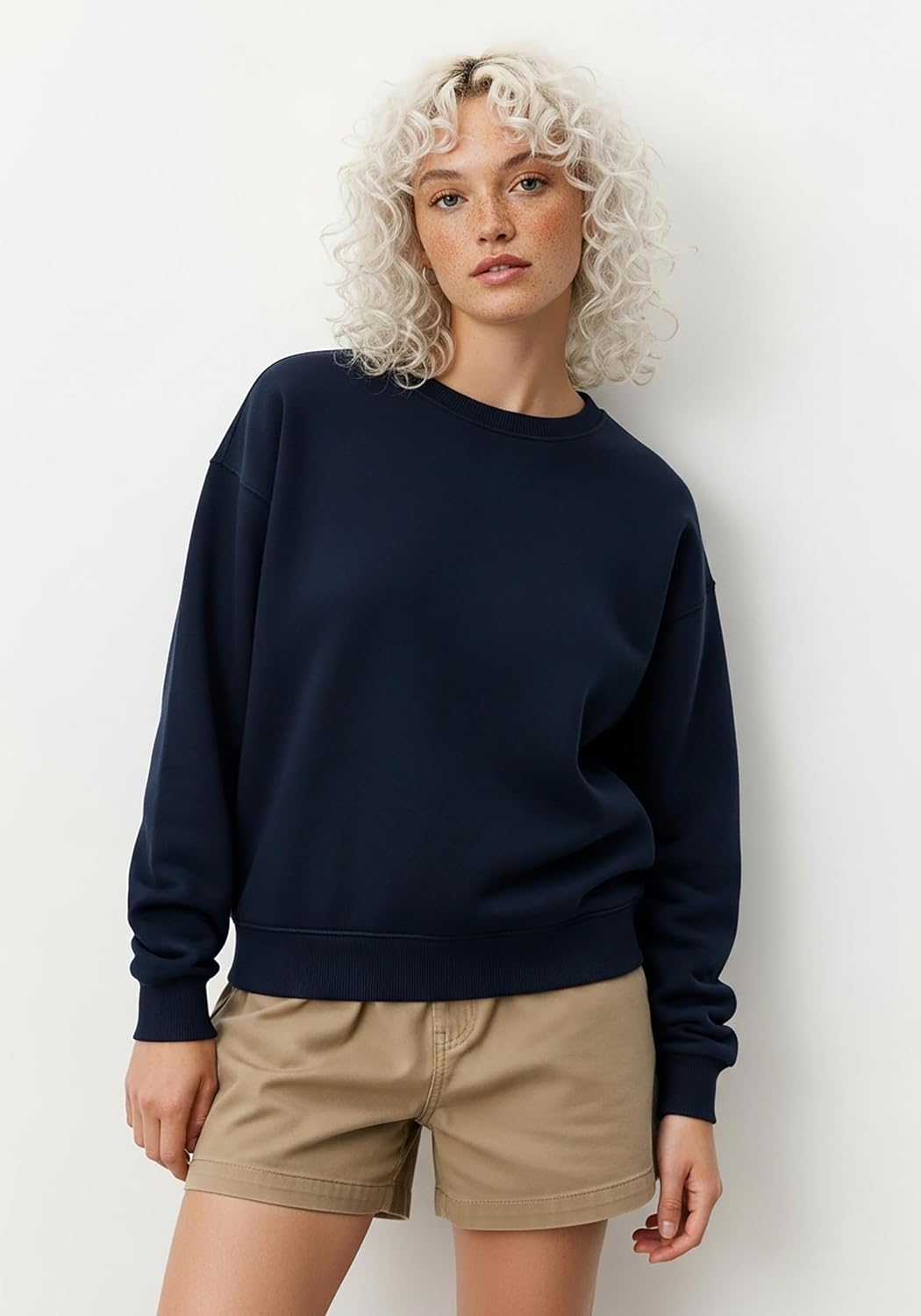 Andrew Scott Men's Fleece Crewneck Pullover Sweatshirt