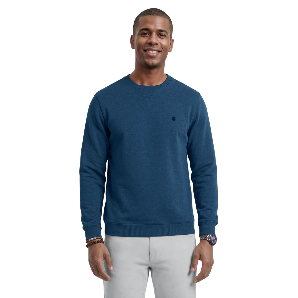 IZOD Men's Advantage Performance Crewneck Fleece Pullover Sweatshirt
