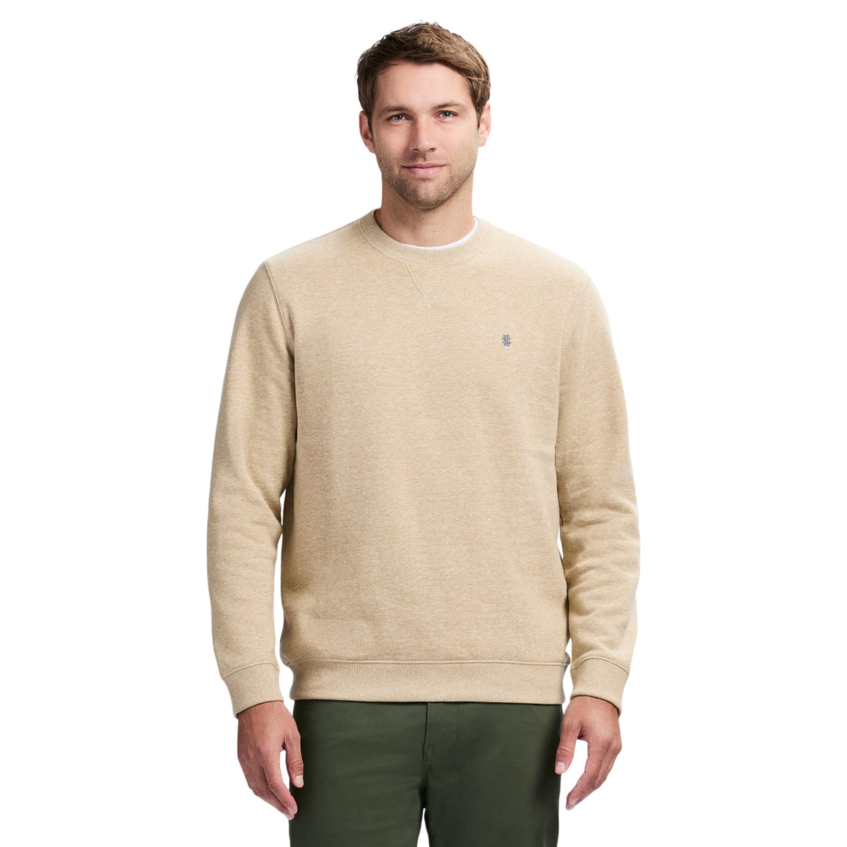 IZOD Men's Advantage Performance Crewneck Fleece Pullover Sweatshirt