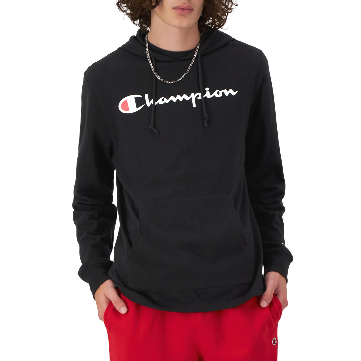 Champion Men's Long Sleeve T-shirt Hoodie (Retired Colors)