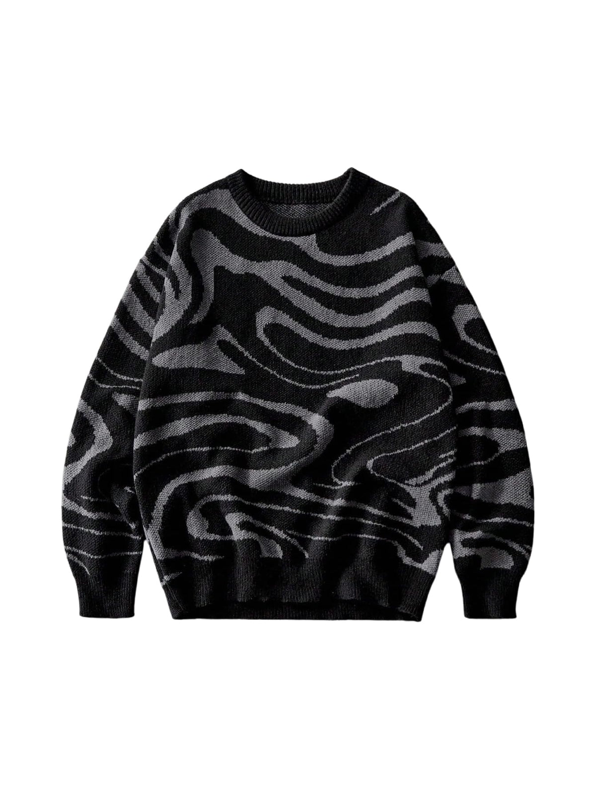 BEAUDRM Men's 2026 Halloween Sweaters Grunge Goth Oversized Fall Sweaters