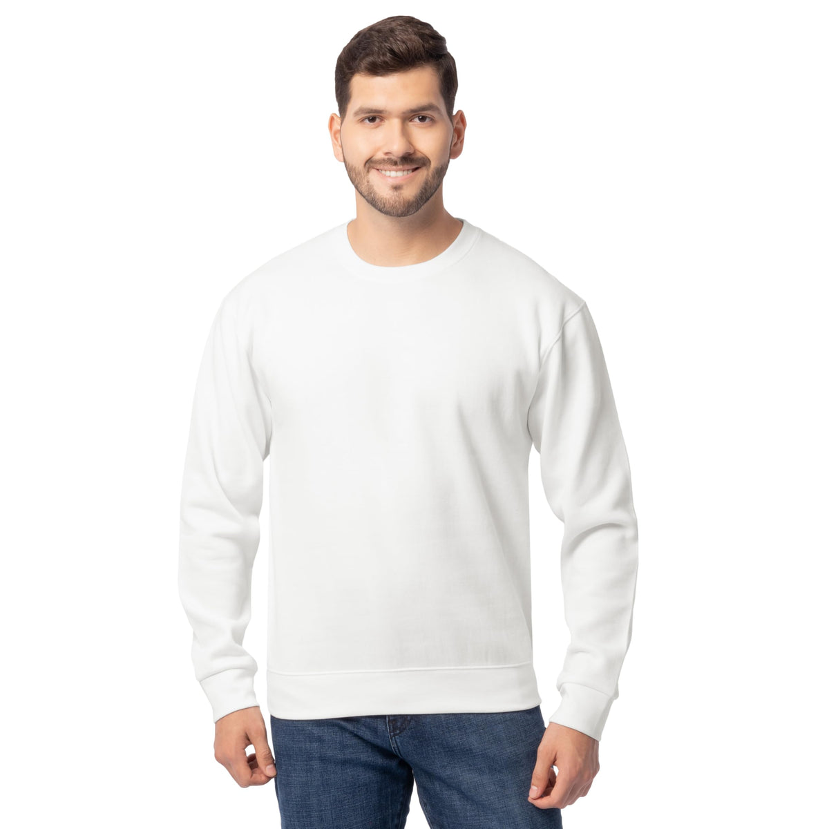 Fruit of the Loom Men's Eversoft Fleece Crewneck Sweatshirts, Moisture Wicking & Breathable, Sizes S-4x