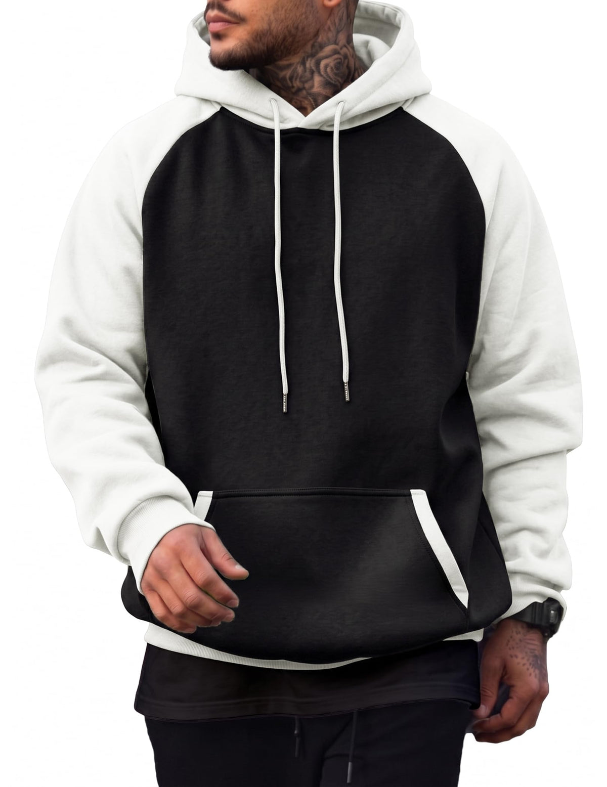 JMIERR Men's Hoodies Sweatshirts Casual Fleece Pullover Hoodie Pocket