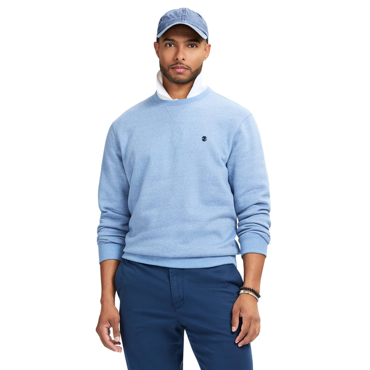 IZOD Men's Advantage Performance Crewneck Fleece Pullover Sweatshirt