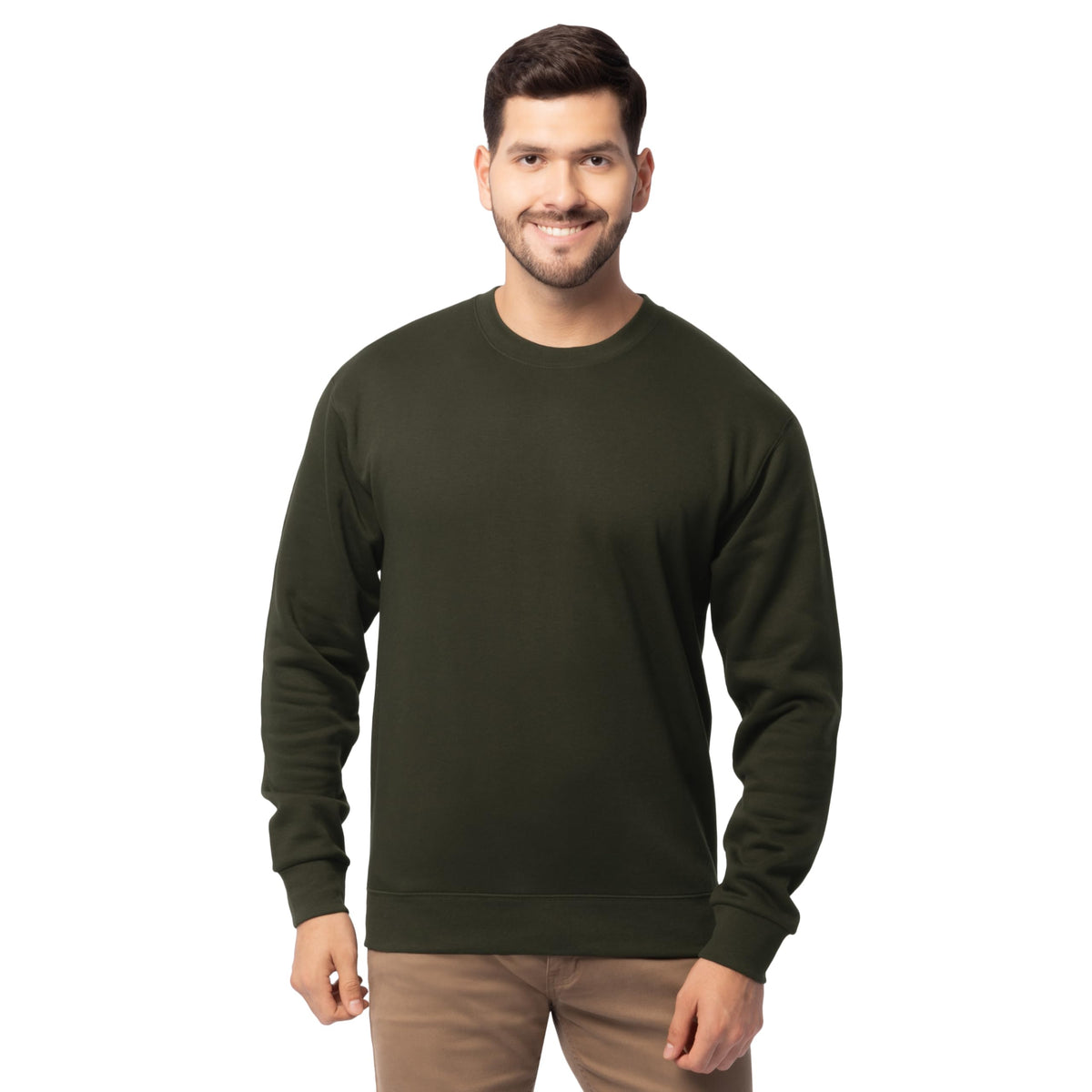 Fruit of the Loom Men's Eversoft Fleece Crewneck Sweatshirts, Moisture Wicking & Breathable, Sizes S-4x