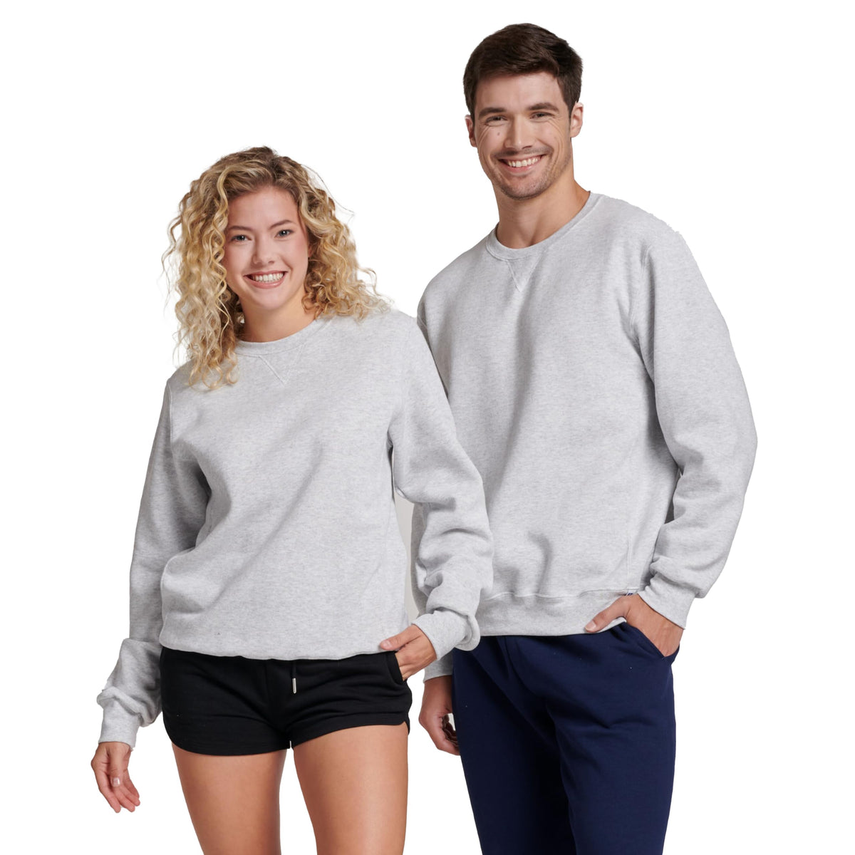 Russell Athletic Men's Dri-Power Fleece Sweatshirts, Moisture Wicking, Cotton Blend, Relaxed Fit, Sizes S-4X