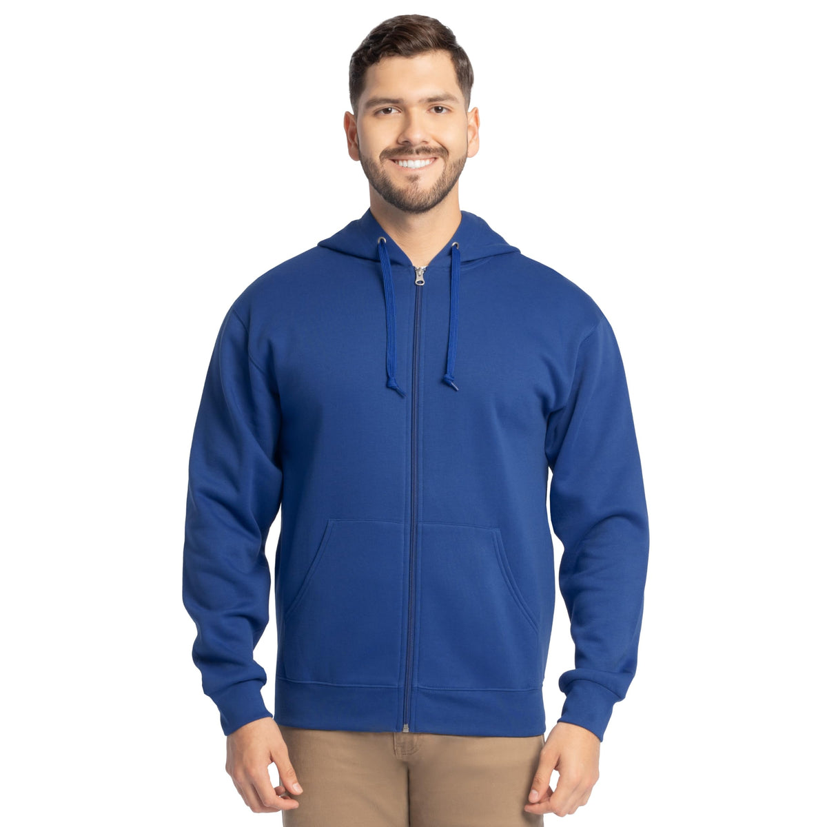 Fruit of the Loom Eversoft Fleece Full Zip Hoodie Sweatshirt