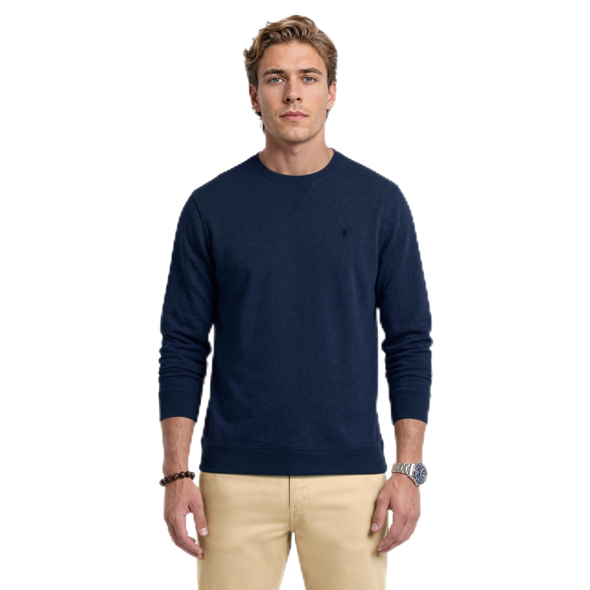 IZOD Men's Advantage Performance Crewneck Fleece Pullover Sweatshirt