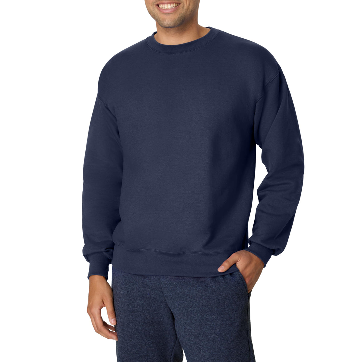 Hanes Men's Ultimate Sweatshirt, Heavyweight Fleece Sweatshirt, Crewneck Pullover for Men