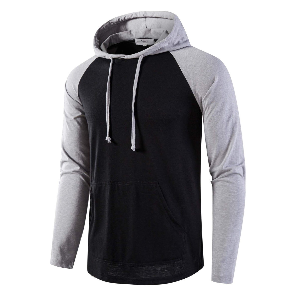 SIR7 Men's Gym Workout Active Long Sleeve Pullover Lightweight Hoodie Casual Hooded Sweatshirts