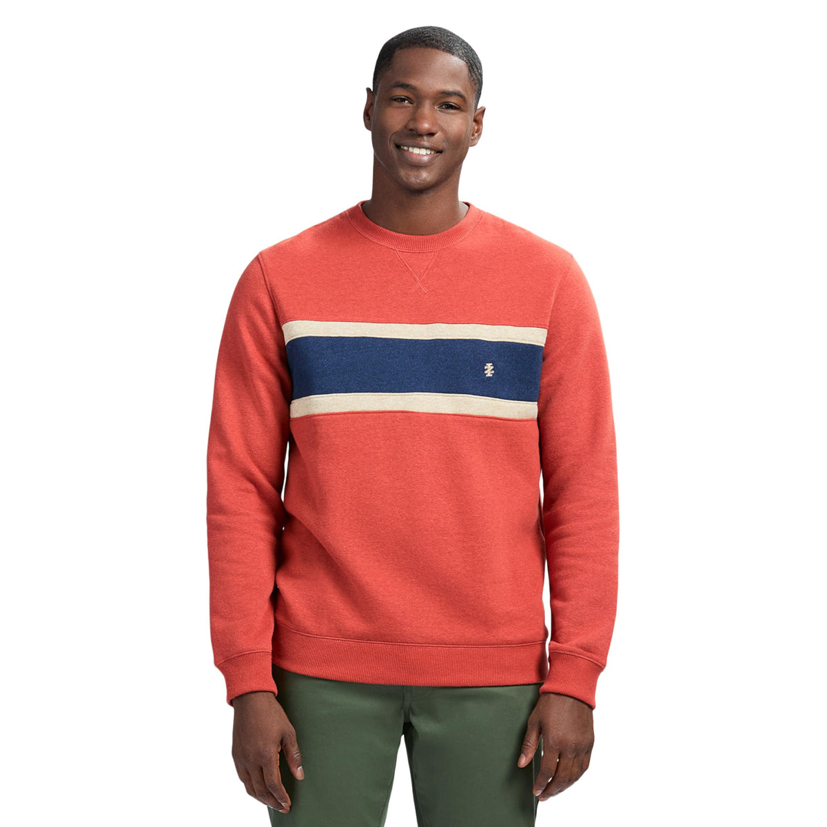 IZOD Men's Advantage Performance Crewneck Fleece Pullover Sweatshirt