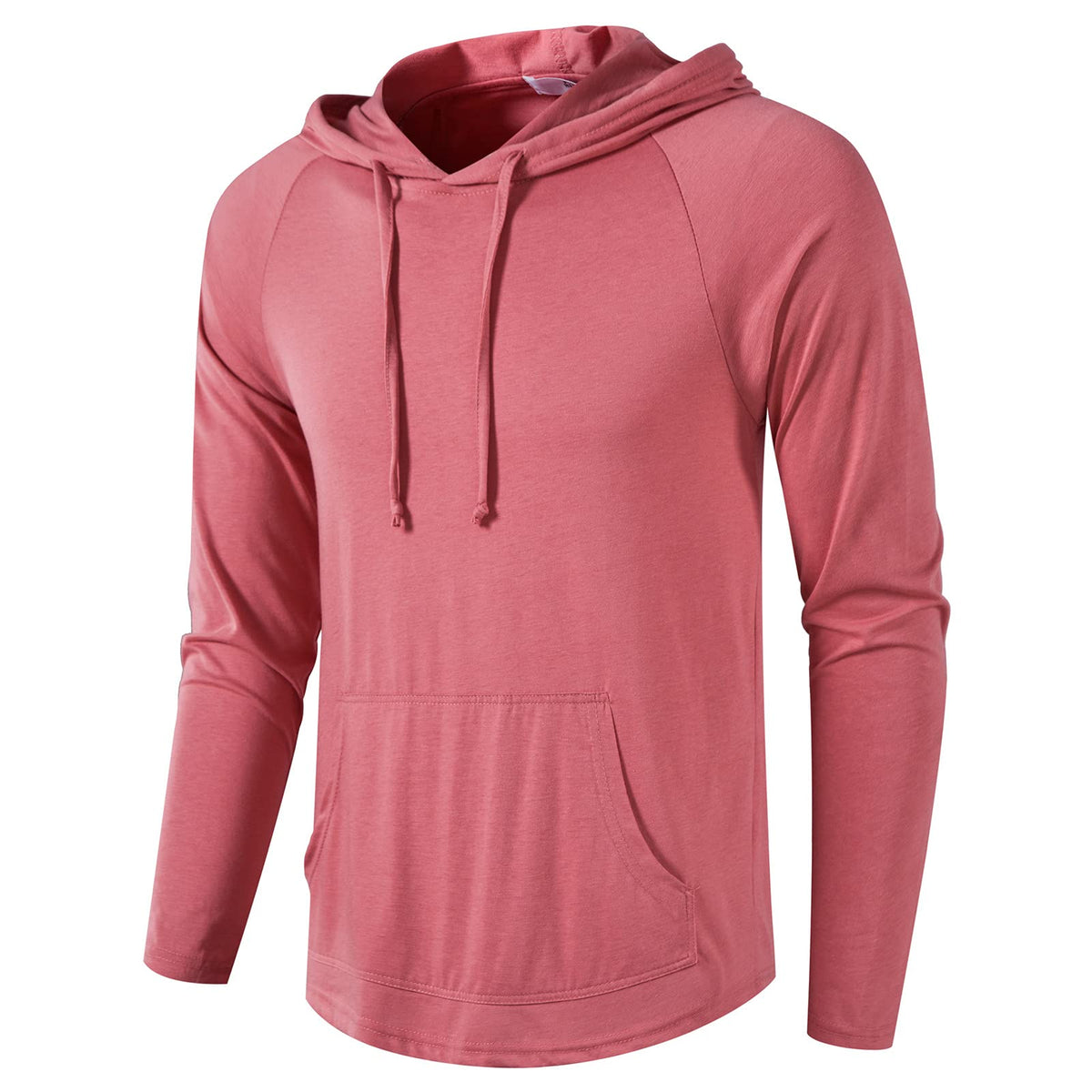 SIR7 Men's Gym Workout Active Long Sleeve Pullover Lightweight Hoodie Casual Hooded Sweatshirts