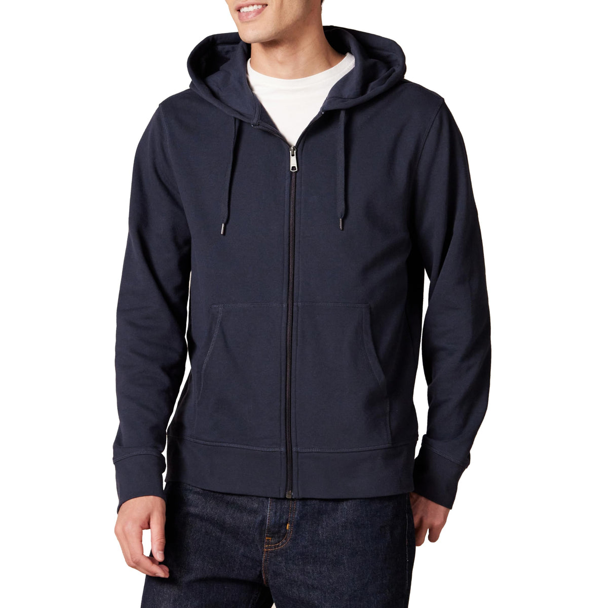 Amazon Essentials Men's Lightweight French Terry Full-Zip Hoodie, Regular Fit