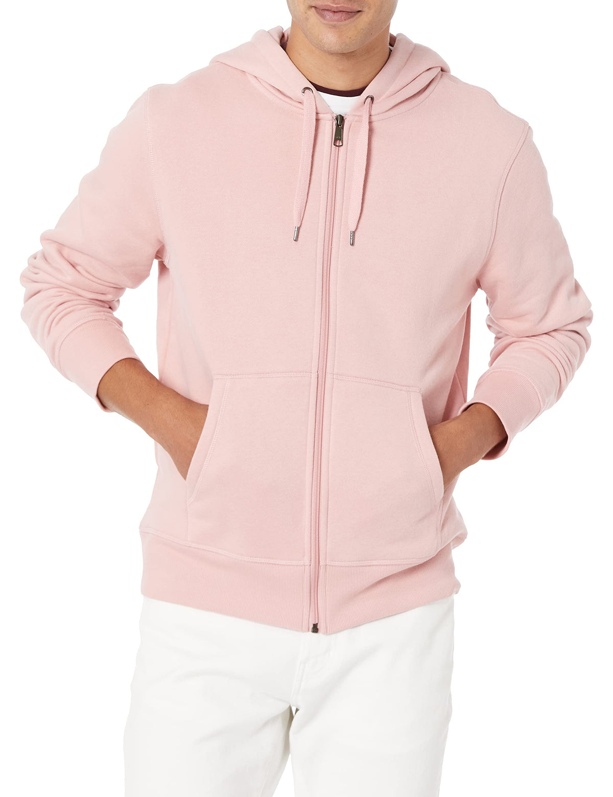 Amazon Essentials Men's Full-Zip Fleece Hoodie Sweatshirt (Available in Big & Tall)