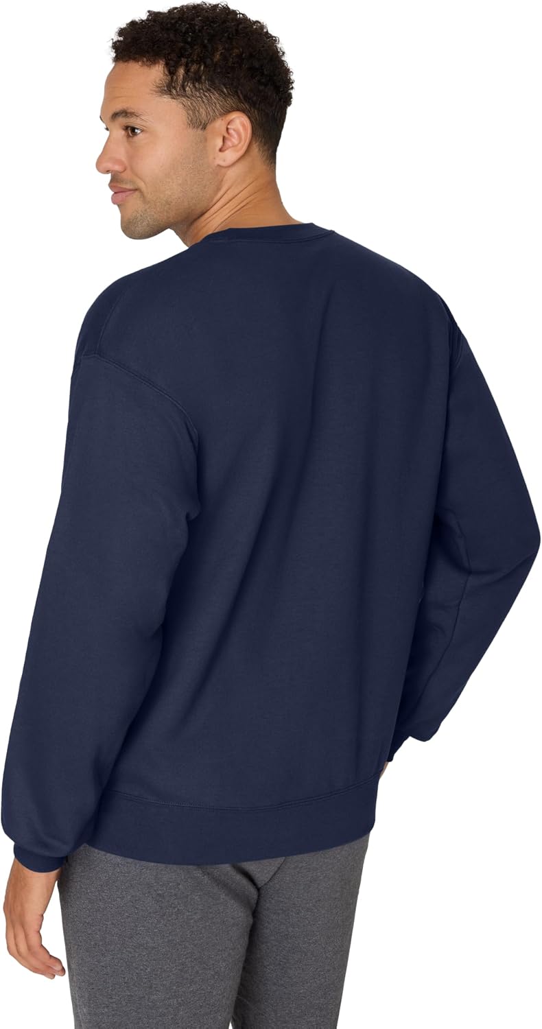 Hanes Men's Ultimate Sweatshirt, Heavyweight Fleece Sweatshirt, Crewneck Pullover for Men