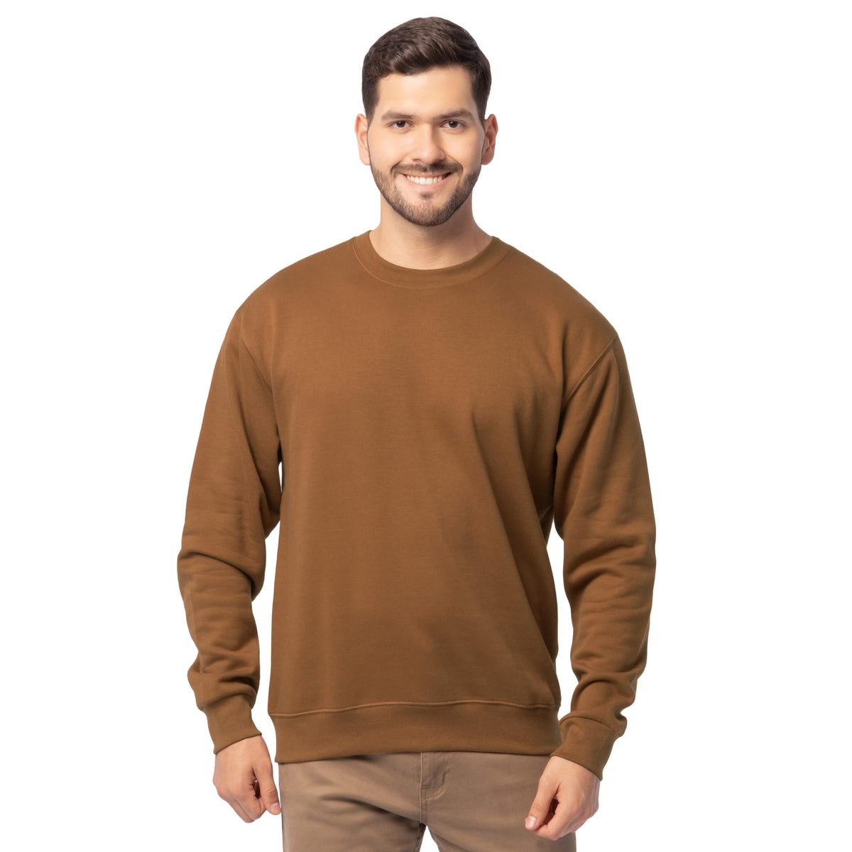Fruit of the Loom Men's Eversoft Fleece Crewneck Sweatshirts, Moisture Wicking & Breathable, Sizes S-4x
