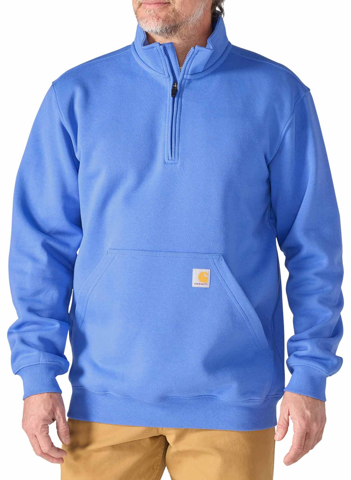 Carhartt Men's Marquette 1/4-Zip Mock-Neck Sweatshirt