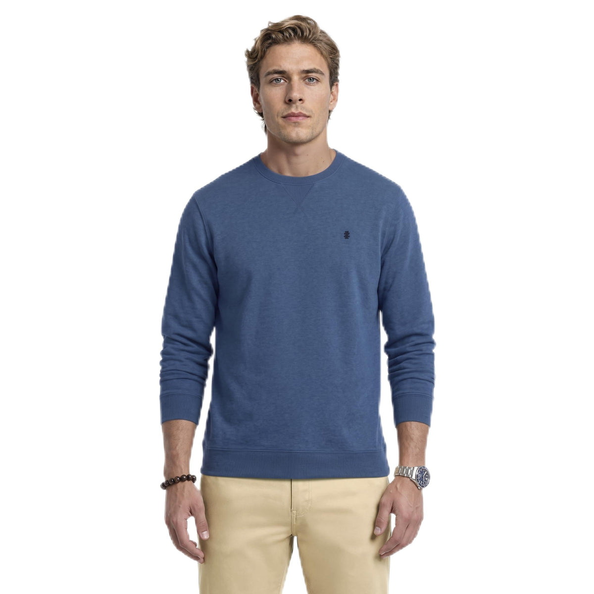 IZOD Men's Advantage Performance Crewneck Fleece Pullover Sweatshirt