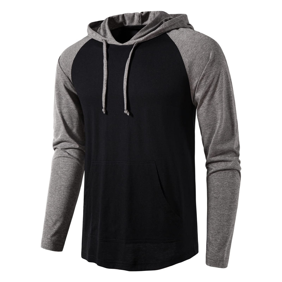 SIR7 Men's Gym Workout Active Long Sleeve Pullover Lightweight Hoodie Casual Hooded Sweatshirts