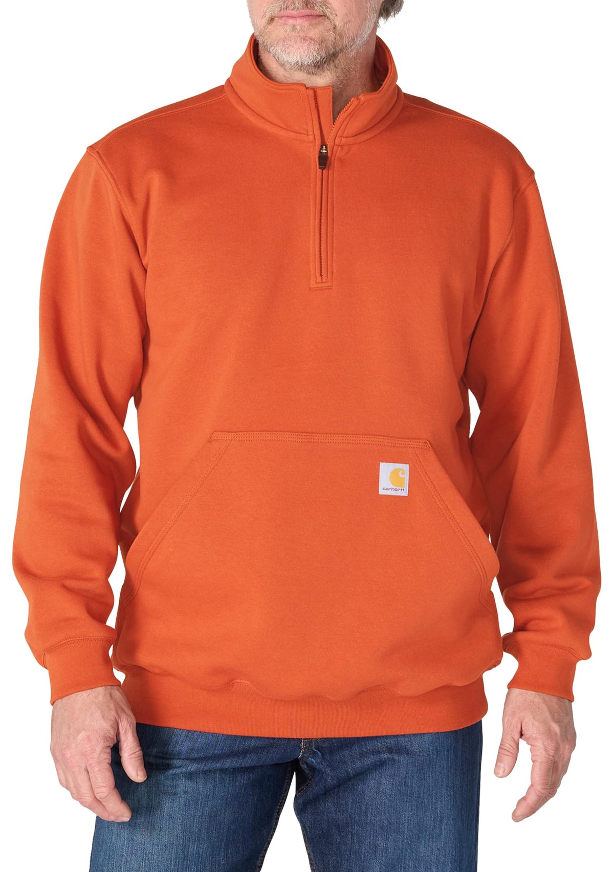Carhartt Men's Marquette 1/4-Zip Mock-Neck Sweatshirt