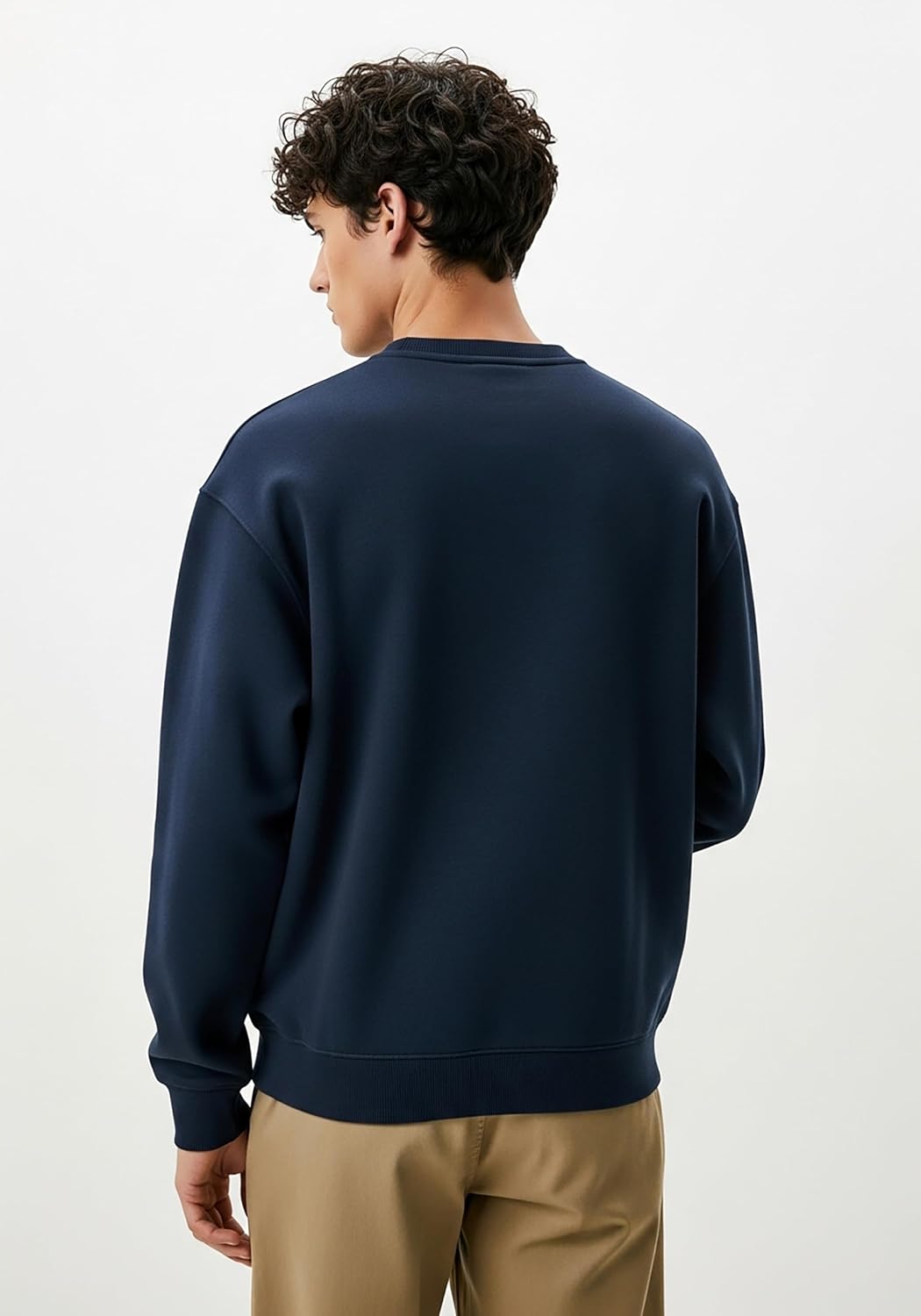 Andrew Scott Men's Fleece Crewneck Pullover Sweatshirt
