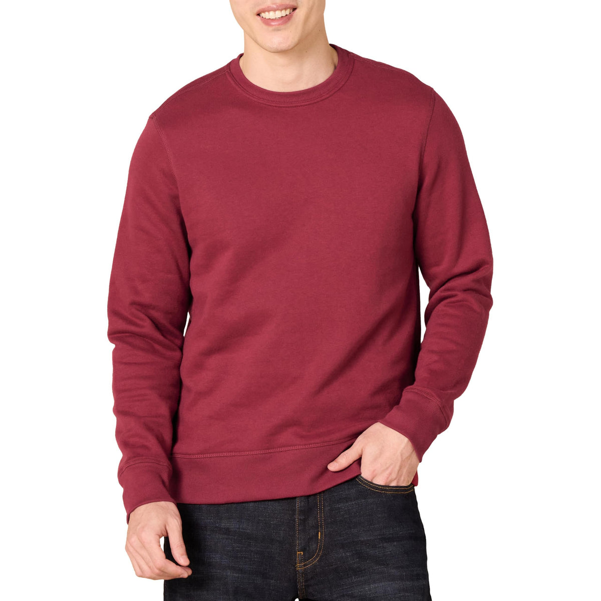 Amazon Essentials Men's Crewneck Fleece Sweatshirt