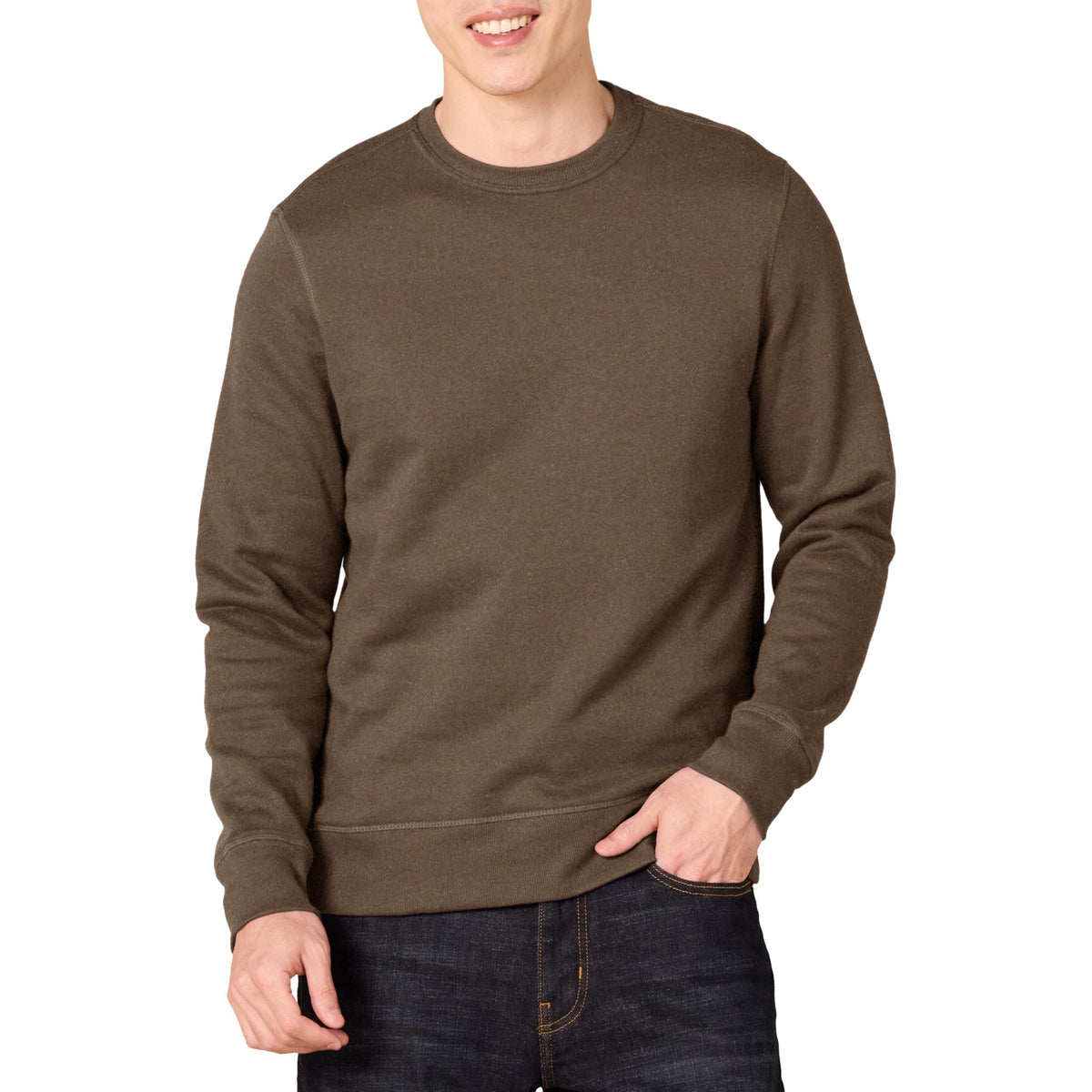Amazon Essentials Men's Crewneck Fleece Sweatshirt
