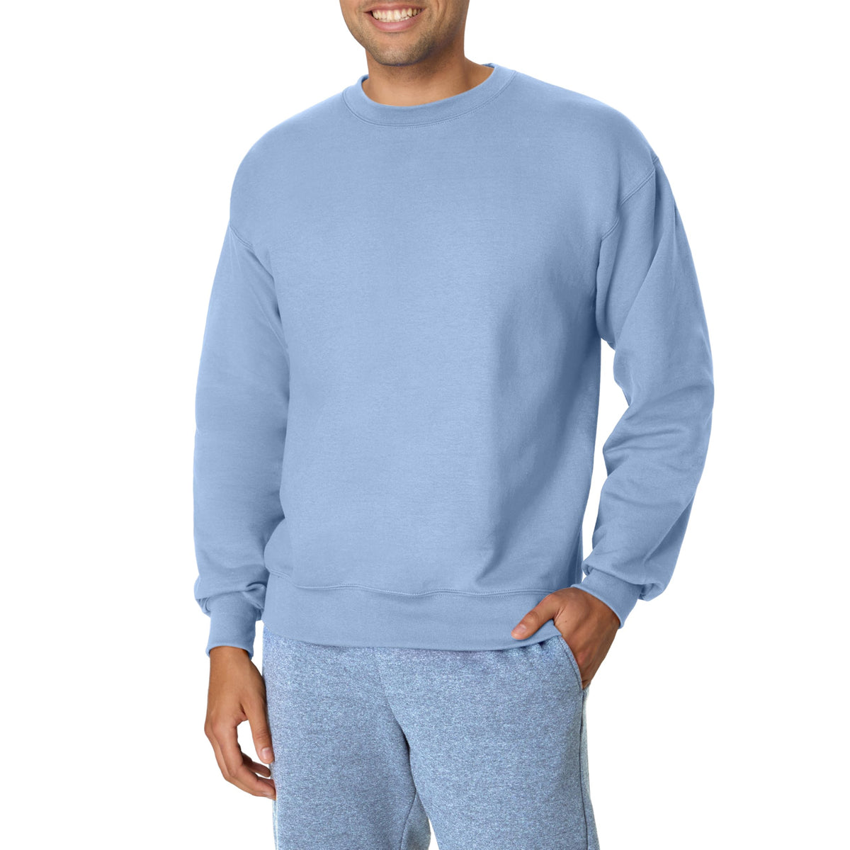 Hanes Men's Ultimate Sweatshirt, Heavyweight Fleece Sweatshirt, Crewneck Pullover for Men