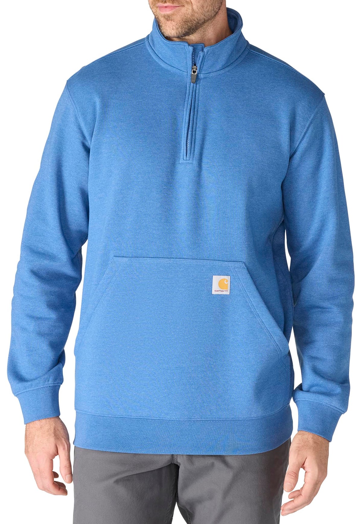 Carhartt Men's Marquette 1/4-Zip Mock-Neck Sweatshirt