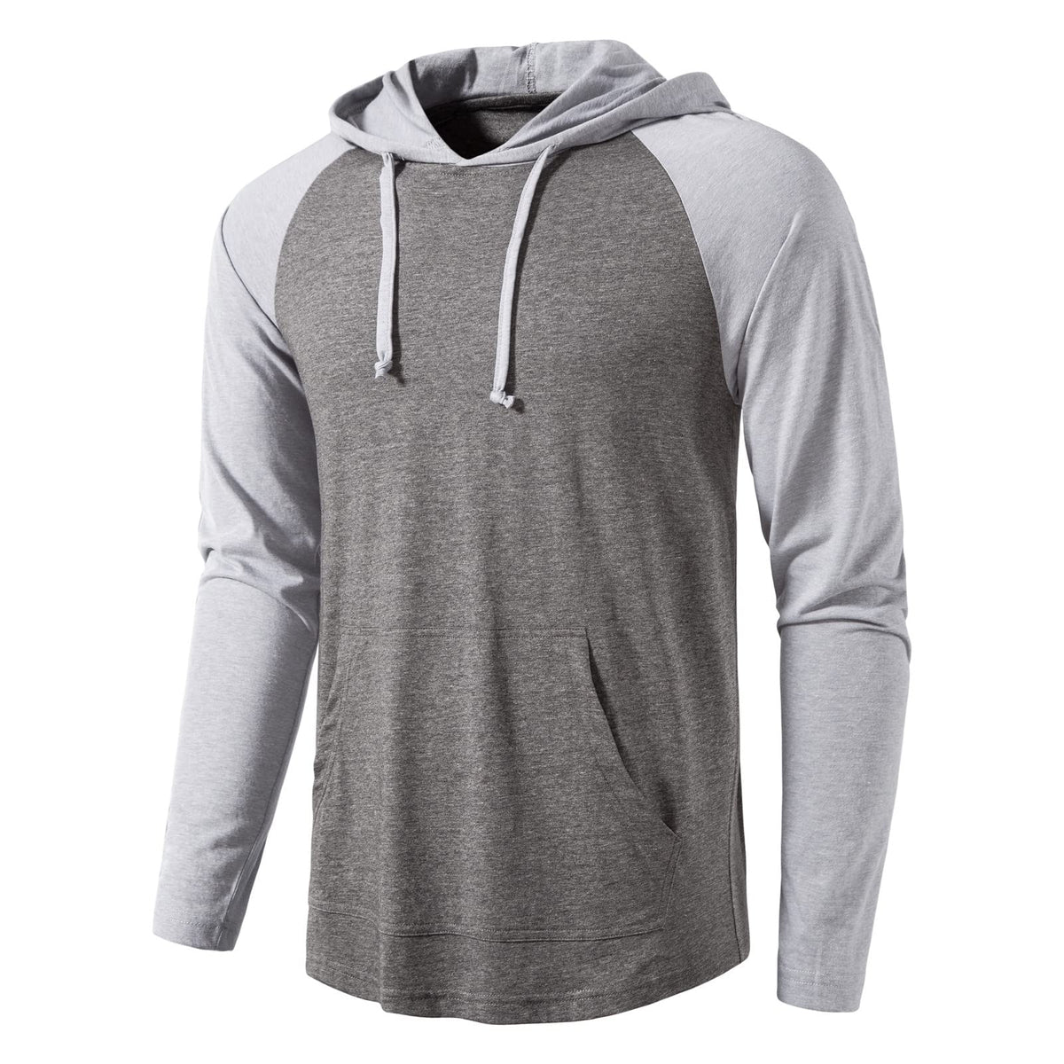 SIR7 Men's Gym Workout Active Long Sleeve Pullover Lightweight Hoodie Casual Hooded Sweatshirts