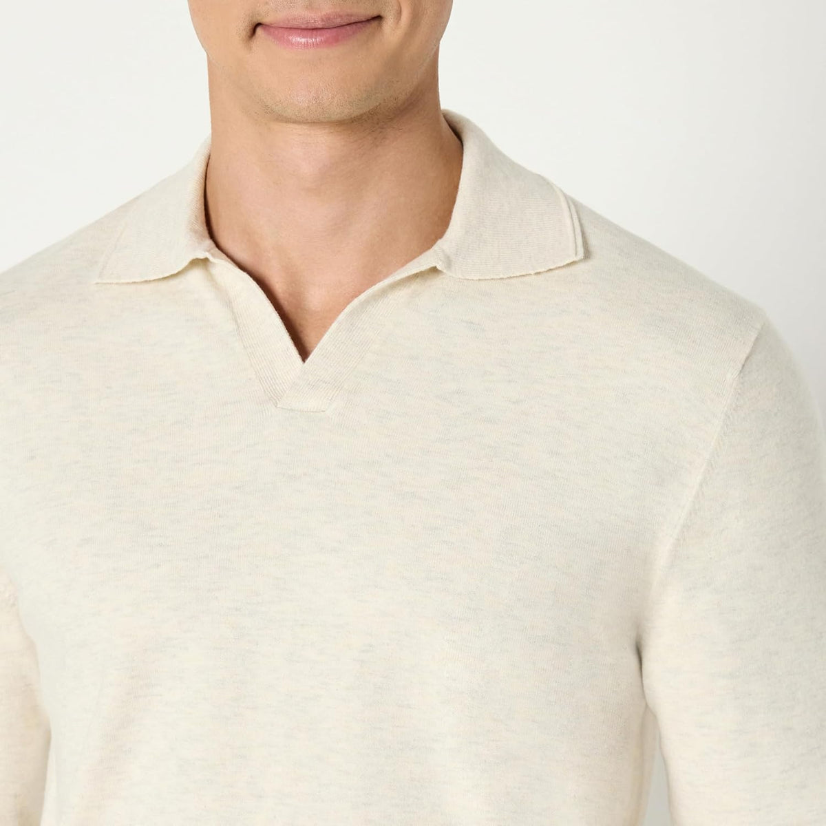 Amazon Essentials Men's Long Sleeve Regular-Fit Knit Polo Sweater