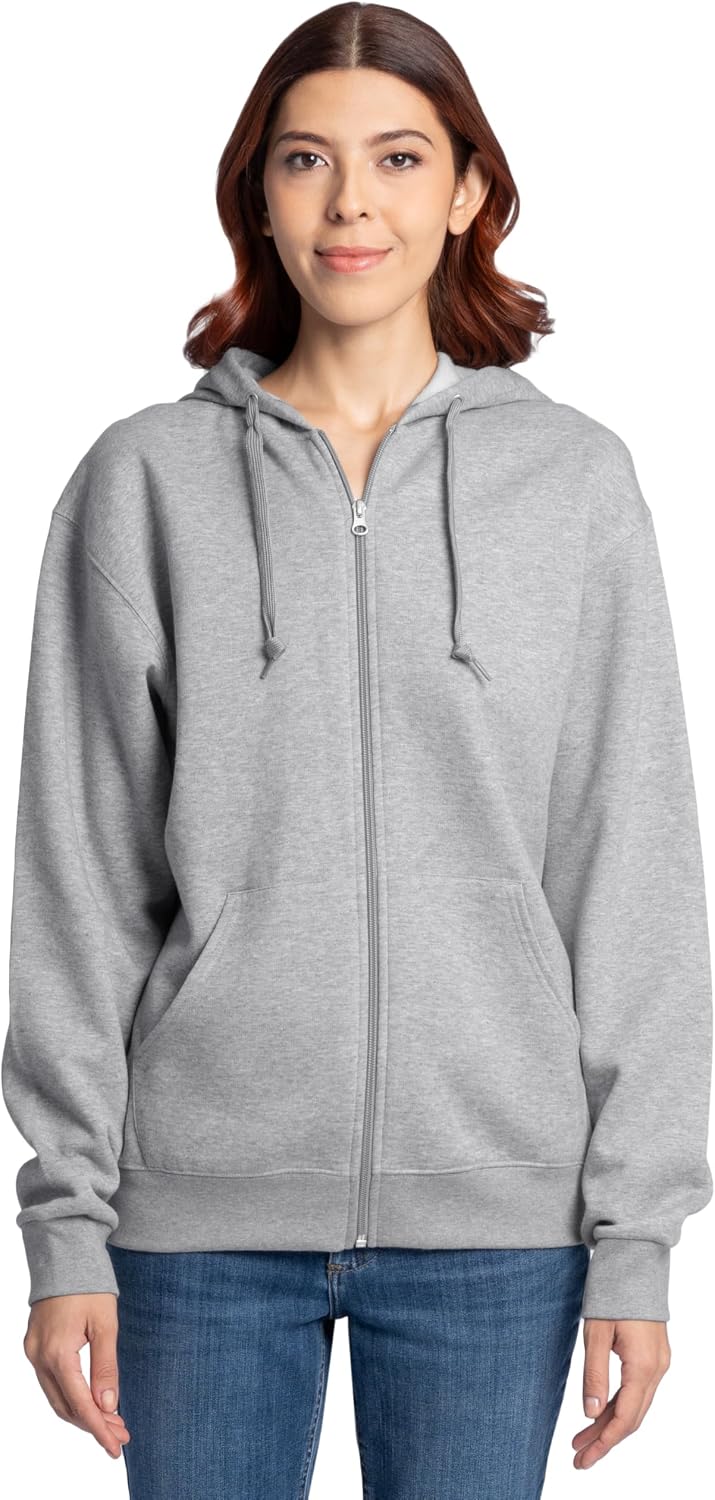 Fruit of the Loom Eversoft Fleece Full Zip Hoodie Sweatshirt