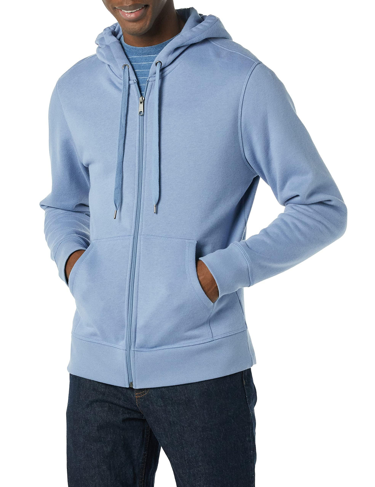 Amazon Essentials Men's Full-Zip Fleece Hoodie Sweatshirt (Available in Big & Tall)